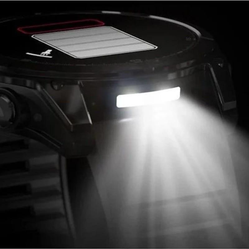 Linterna de Garmin Fenix 8 AMOLED 51mm Acero Negro - Reloj Inteligente