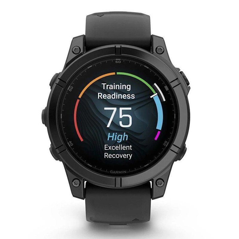 Frontal de Garmin Fenix E 47mm Acero Gris - Reloj Inteligente