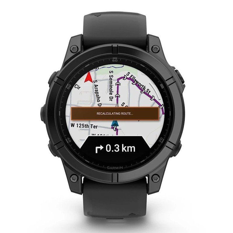Mapas de Garmin Fenix E 47mm Acero Gris - Reloj Inteligente