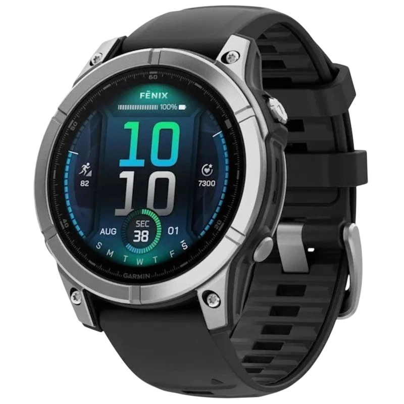 Garmin Fenix E 47mm Acero Negro - Reloj Inteligente
