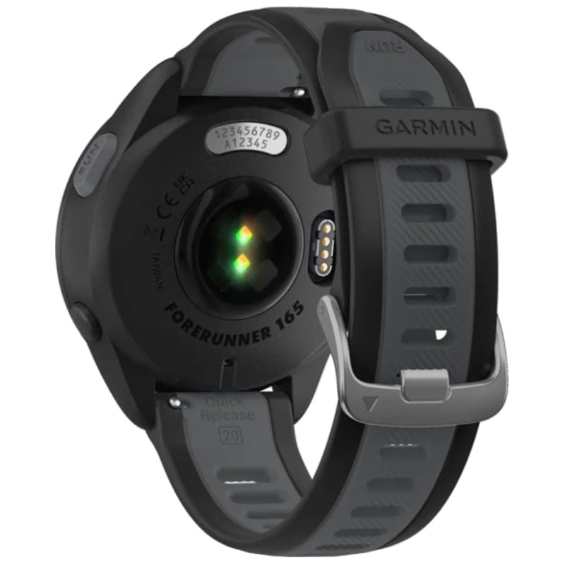 Garmin Forerunner 165 Negro - Reloj inteligente Vista Trasera