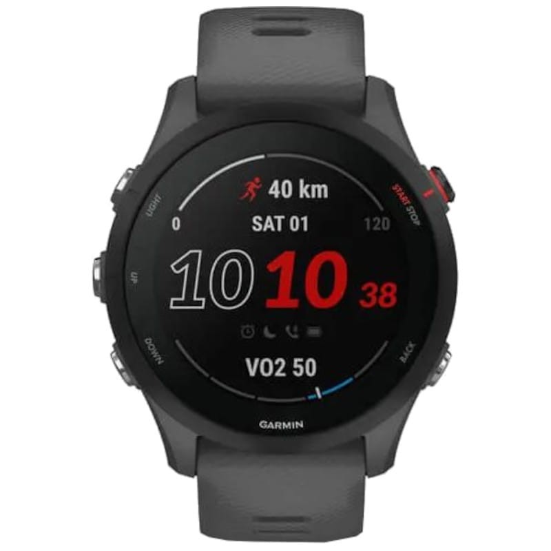 Garmin Forerunner 255 Cinza - Relógio inteligente - Frontal