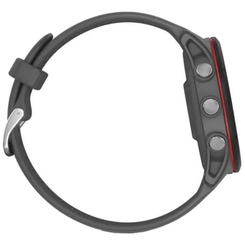 Garmin Forerunner 255 Cinza - Relógio inteligente - Lateral esquerdo