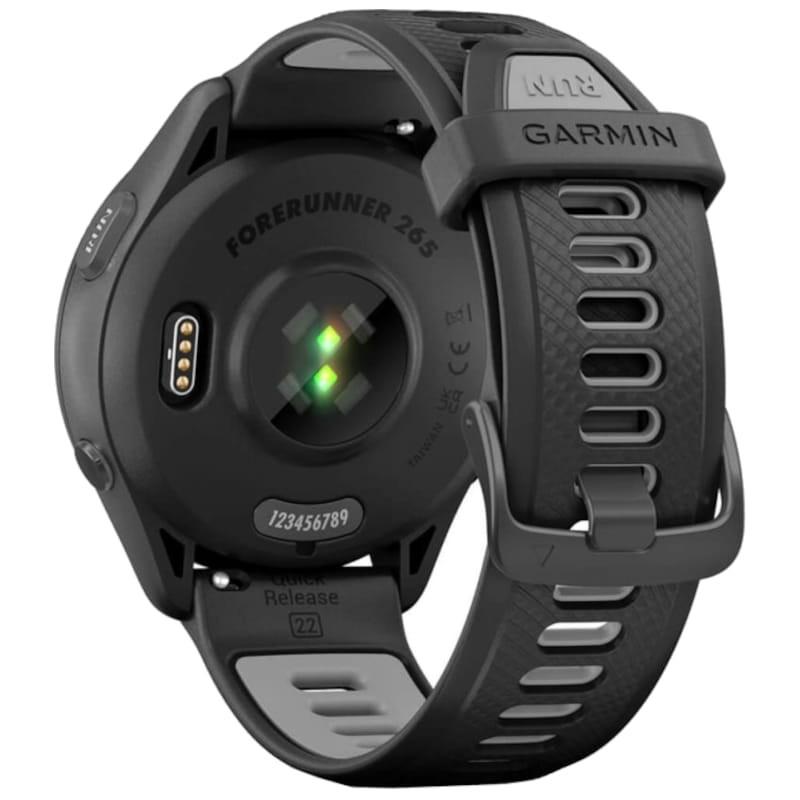Garmin Forerunner 265 Noir/Gris vue arrière