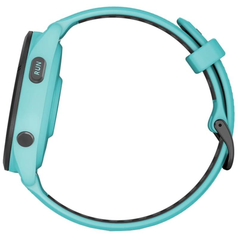 Garmin Forerunner 265 Turquesa/Negro Vista lateral derecha