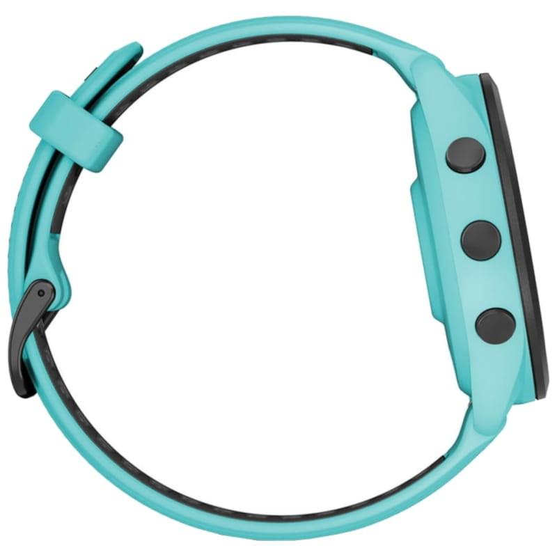 Garmin Forerunner 265 Turquesa/Negro Vista lateral izquierda