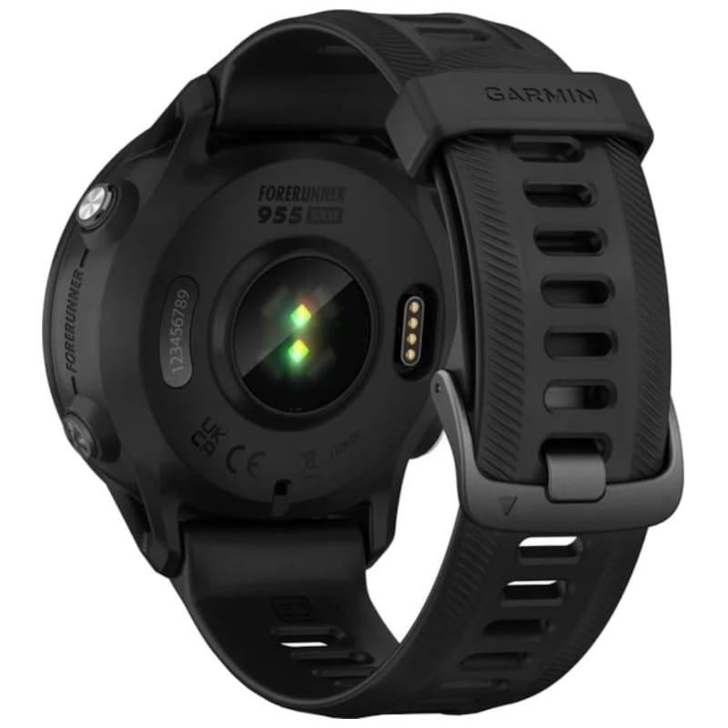 Garmin Forerunner 955 Solar Negro - Reloj Inteligente - Trasera
