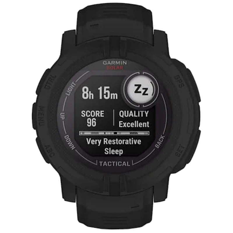 pantalla MIP del Reloj inteligente Garmin Instinct 2 45mm Solar Tactical Edition Negro
