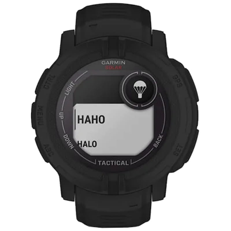 funciones tácticas del Reloj inteligente Garmin Instinct 2 45mm Solar Tactical Edition Negro