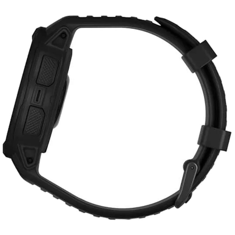 lateral derecho del Reloj inteligente Garmin Instinct 2 45mm Solar Tactical Edition Negro