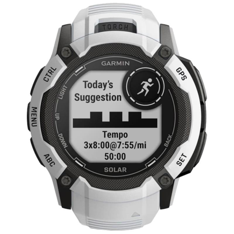 Garmin Instinct 2X Solar 1.1 GPS Branco - Smartwatch Frontal