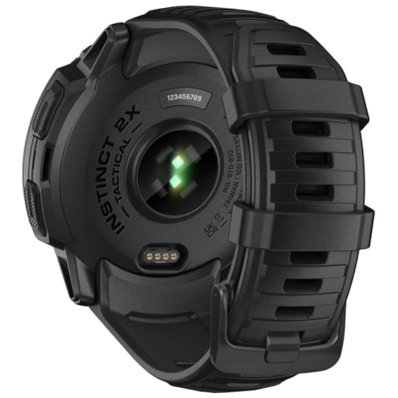 Garmin Instinct 2X Solar Tactical Edition 1.1 GPS (satélite) Negro - Reloj inteligente Vista trasera