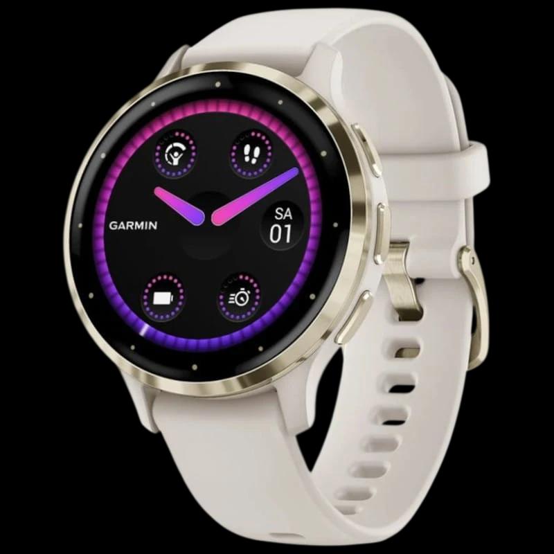 Garmin Venu 3S Gris Dorado – Reloj inteligente