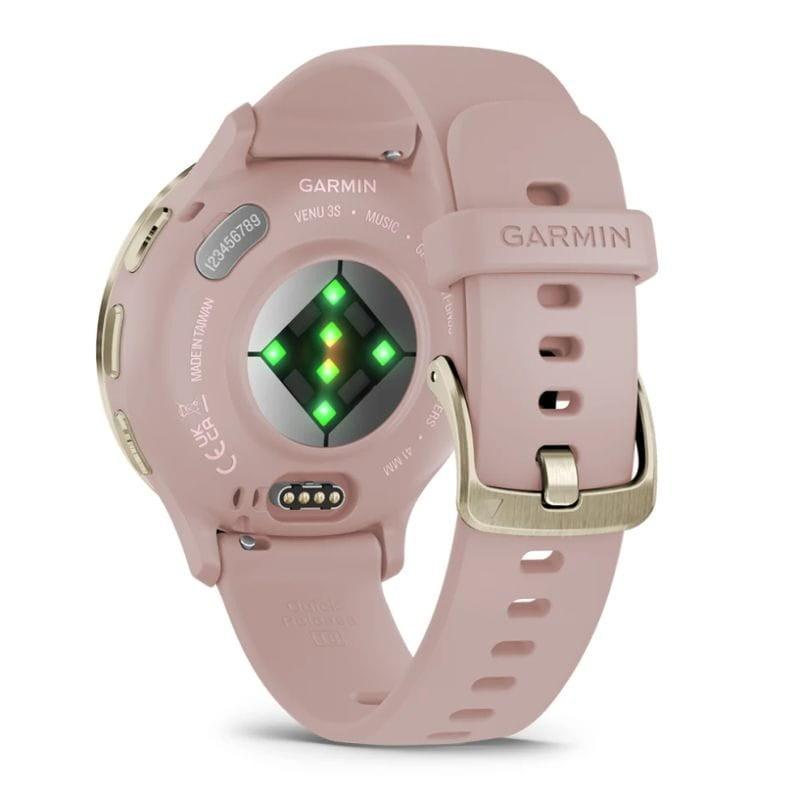 Arrière de Garmin Venu 3S Or Rose - Montre Connectée