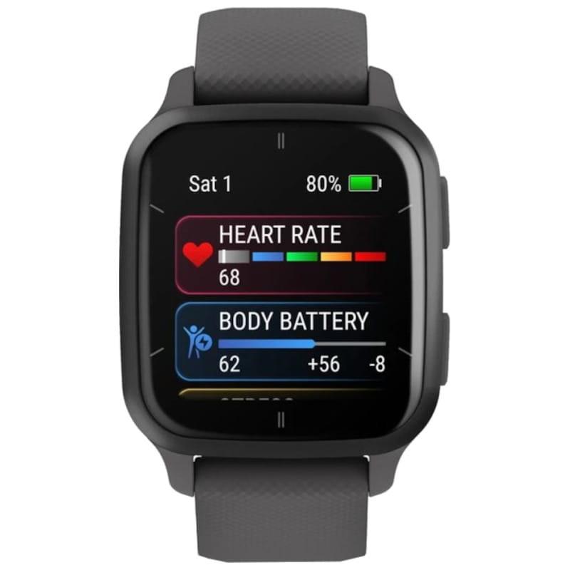 Garmin Venu SQ 2 Cinza - Relógio Inteligente - Frontal