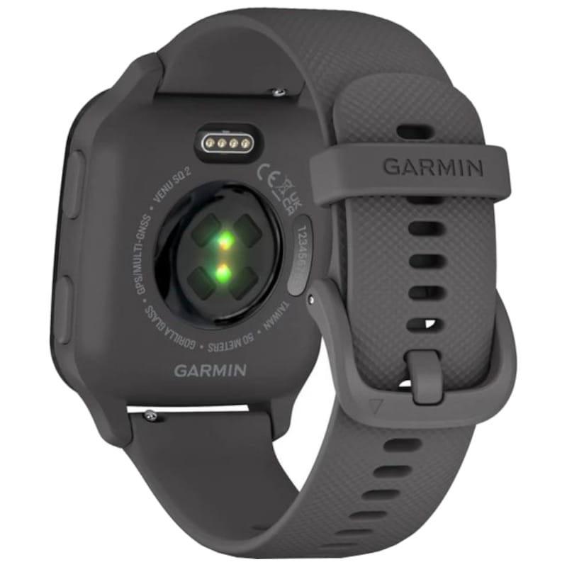 Garmin Venu SQ 2 Cinza - Relógio Inteligente - traseira