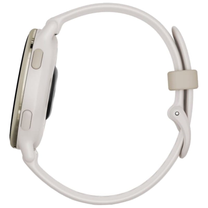 Garmin vivoactive 5 Cream - Montre intelligente vue côté gauche