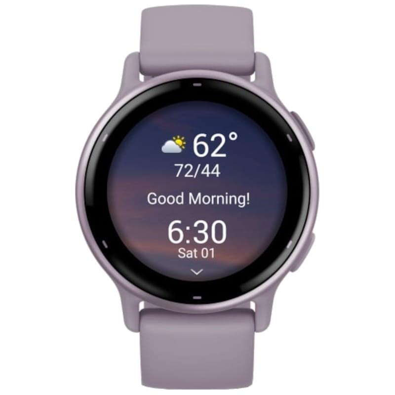 Garmin vivoactive 5 Violeta - Smartwatch Vista frontal
