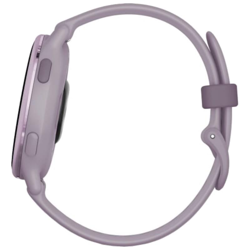 Garmin vivoactive 5 Violet - Smartwatch Vista lateral lado esquerdo