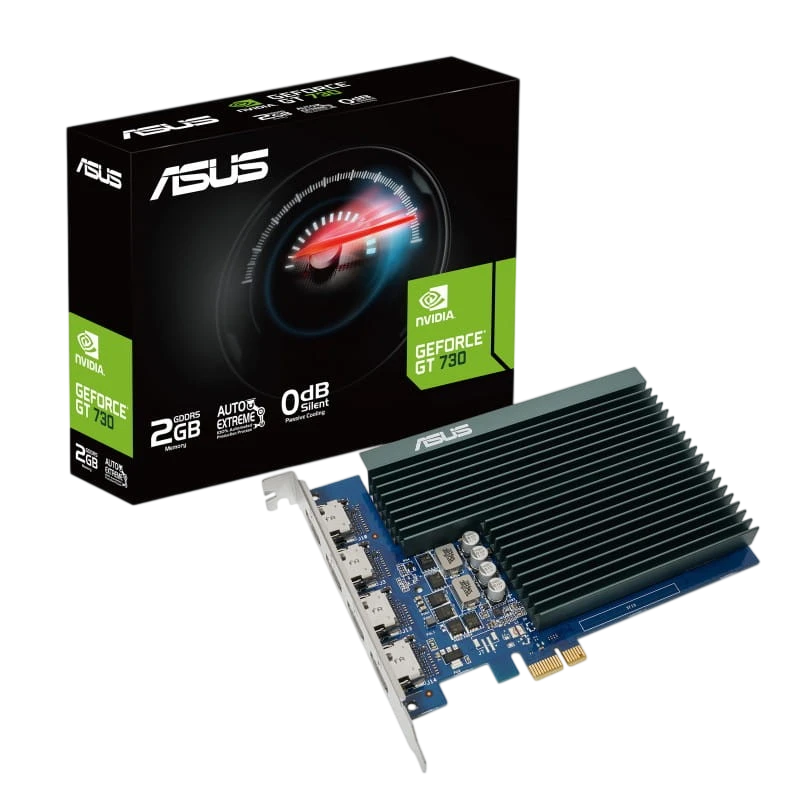 ASUS GeForce GT 730 2 GB GDDR5 Preto, Azul - Placa gráfica