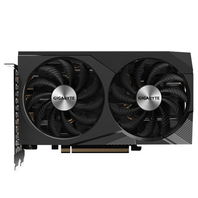 Gigabyte GeForce RTX 3060 12 GB GDDR6 Black - Carte graphique vue de face