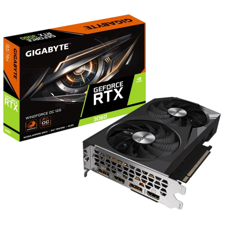 Gigabyte GeForce RTX 3060 Windforce OC 12 Go - Carte graphique