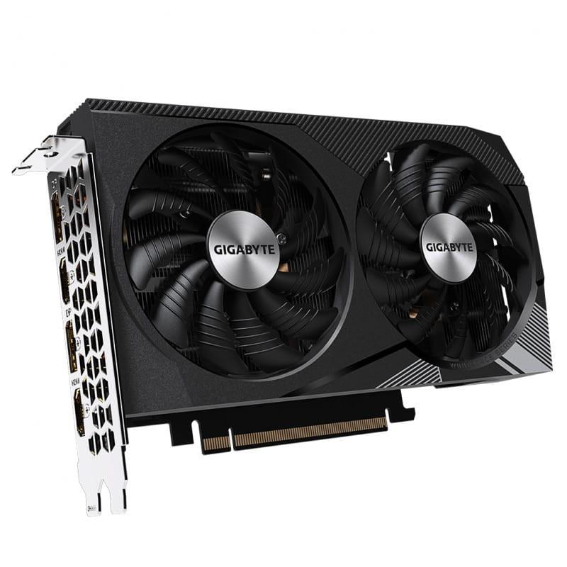 Gigabyte GeForce RTX 3060 Windforce OC 12GB Black - Fan & Connector View Carte graphique