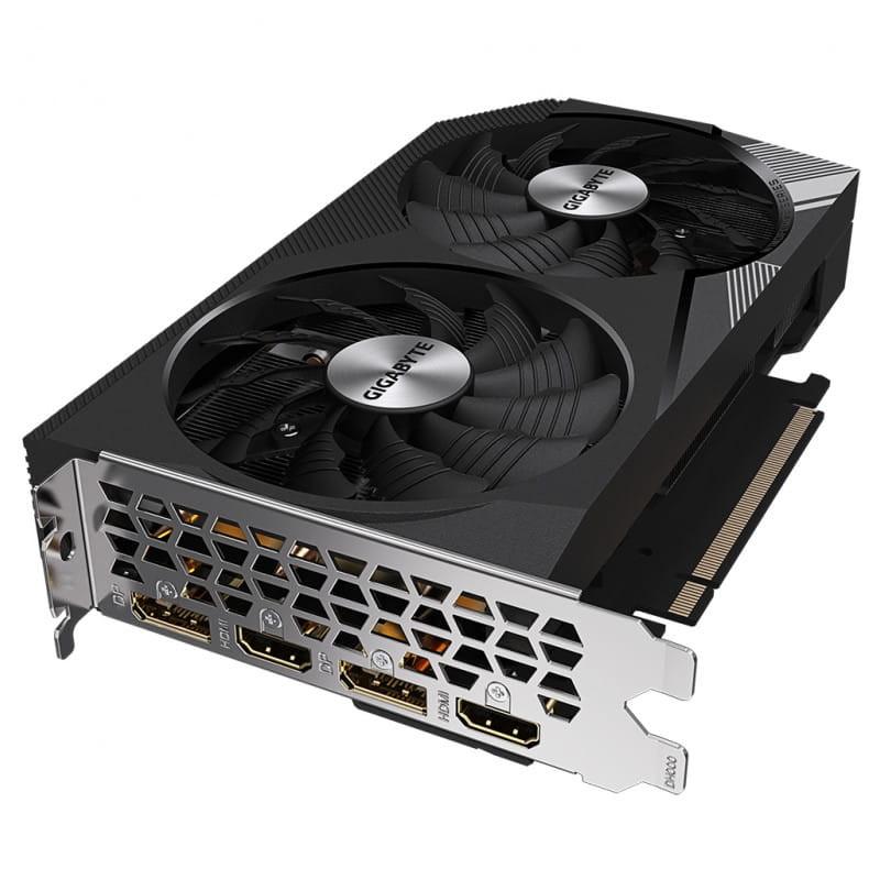 Gigabyte GeForce RTX 3060 Windforce OC 12GB Noir - Vue de dessus Carte graphique