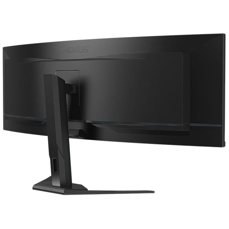 Gigabyte AORUS CO49DQ 49 WDQHD OLED UltraWide Curvo 144 Hz FreeSync Premium Pro Preto - Game Monitor Vista traseira lado direito