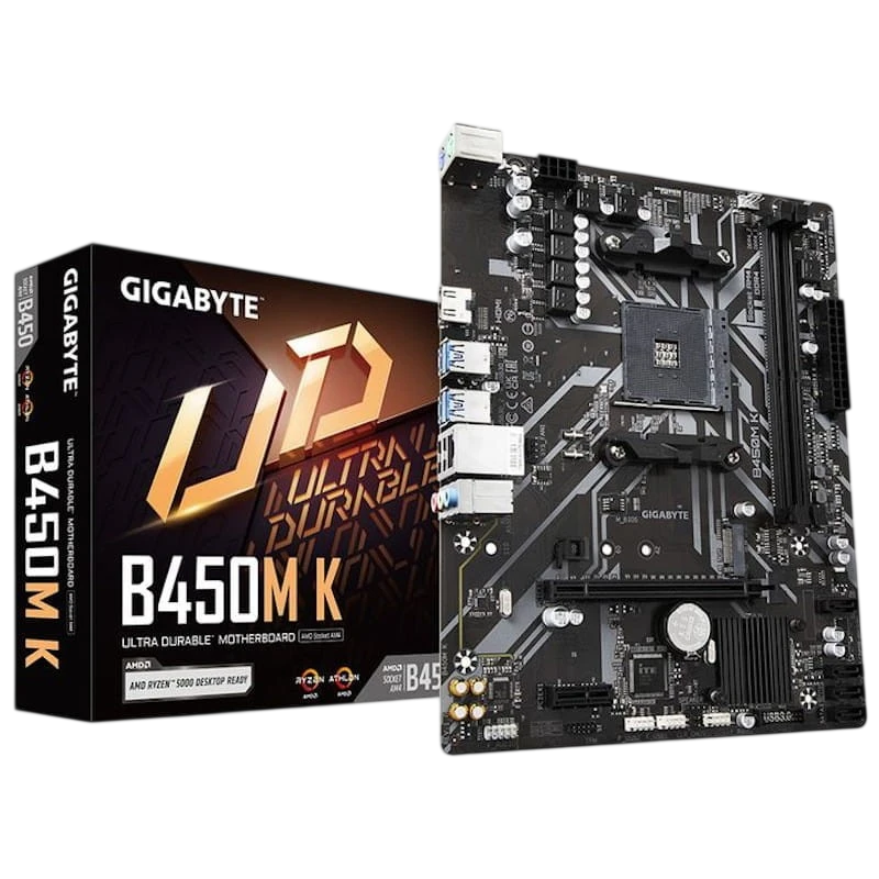 Gigabyte B450M K AM4 micro ATX - Placa Base