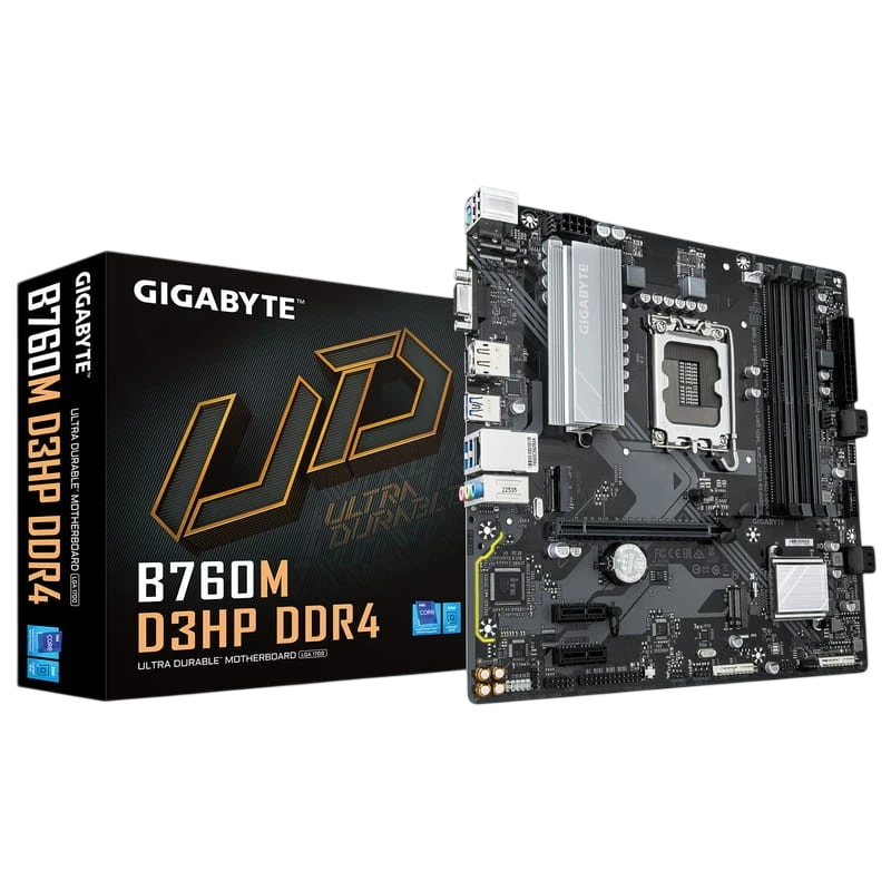 Gigabyte B760M D3HP DDR4 B760 LGA 1700 micro ATX - Carte mère