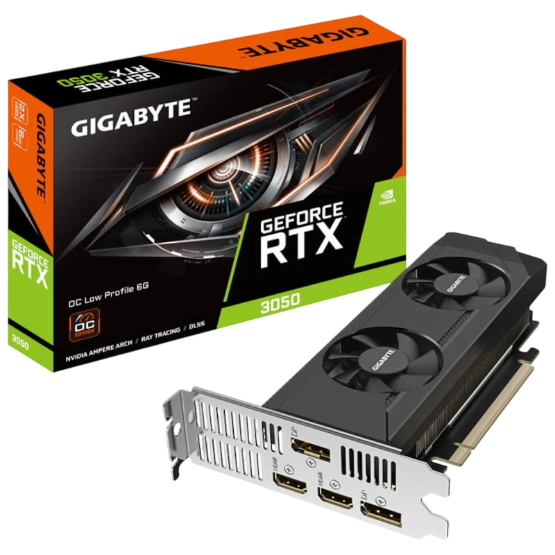 Gigabyte NVIDIA GeForce RTX 3050 OC Low Profile 6 GB GDDR6