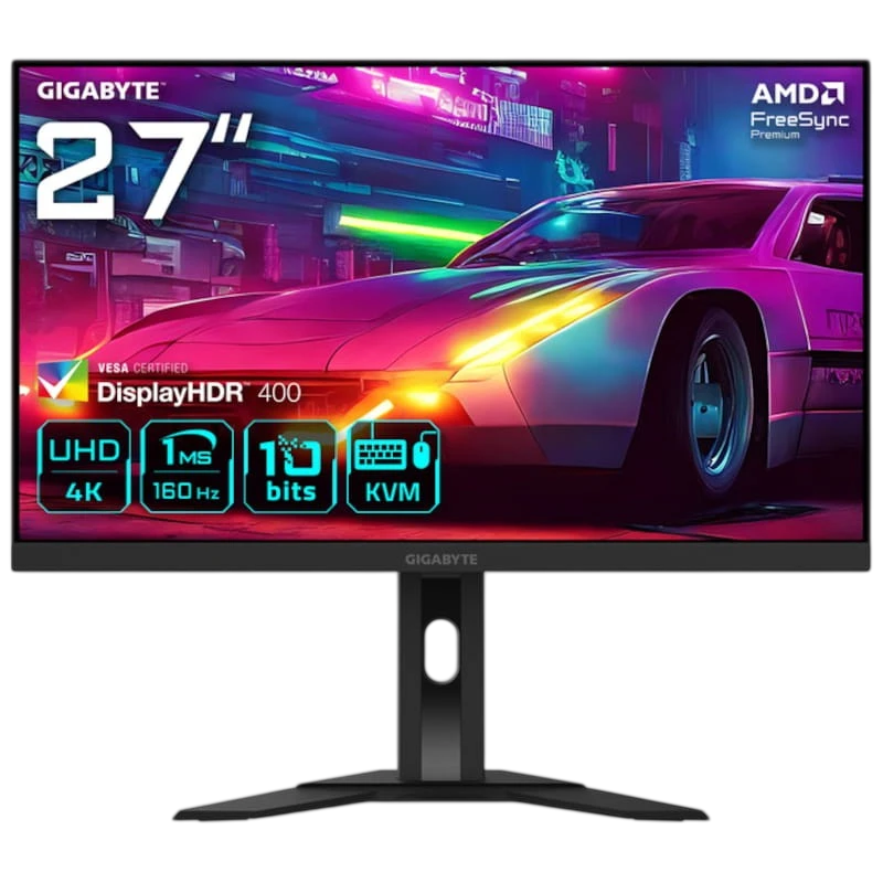 Gigabyte M27UA 27" 4K UHD SS-IPS 160 Hz FreeSync Premium Preto - PC Monitor