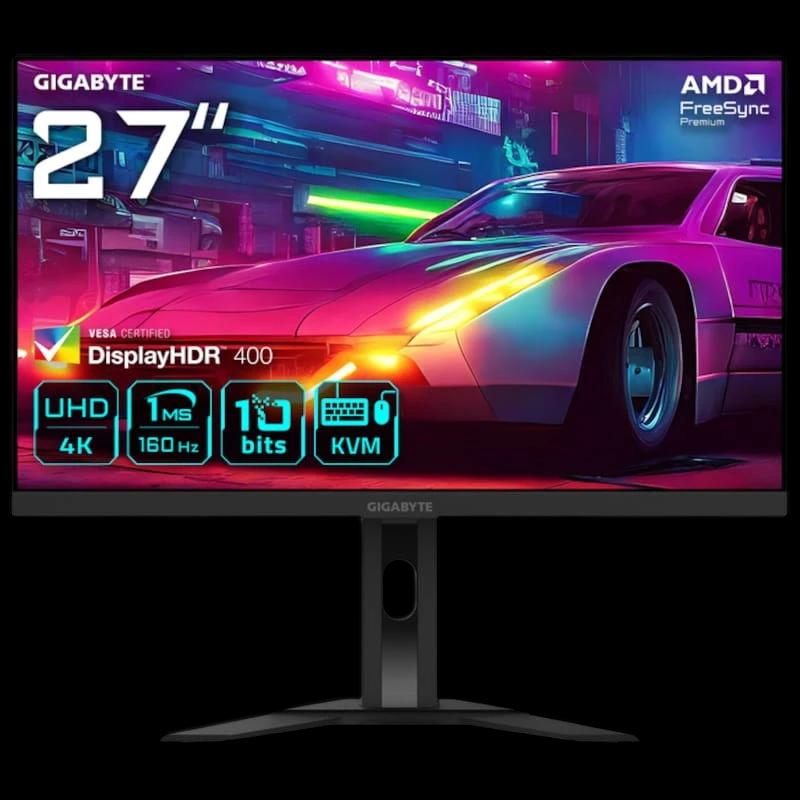 Gigabyte M27UA 27" 4K UHD SS-IPS 160 Hz FreeSync Premium Negro - Monitor PC