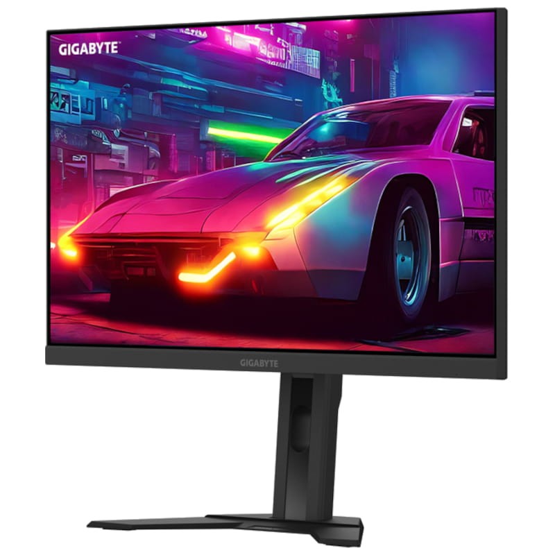Gigabyte M27UA 27 4K UHD IPS FreeSync Premium - Monitor PC Vista frontal lado izquierdo