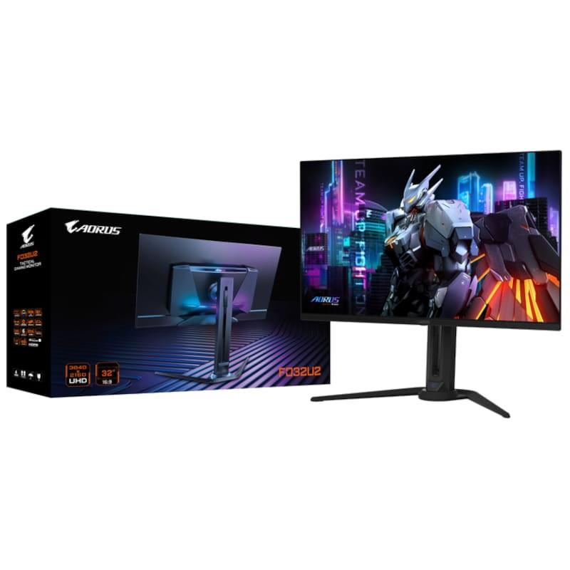 Gigabyte OLED AORUS FO32U2 32 4K UHD FreeSync Premium Pro Preto - Monitor PC frontal com caixa