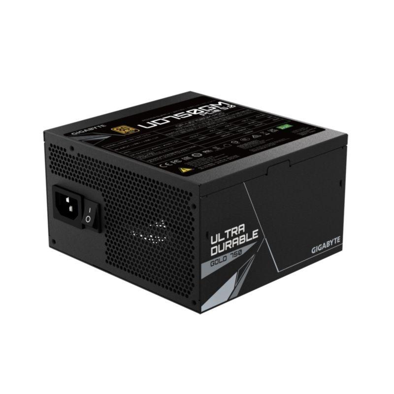 Fuente de alimentación GIGABYTE UD750GM PG5 con Ventilador hidráulico inteligente de 120 mm