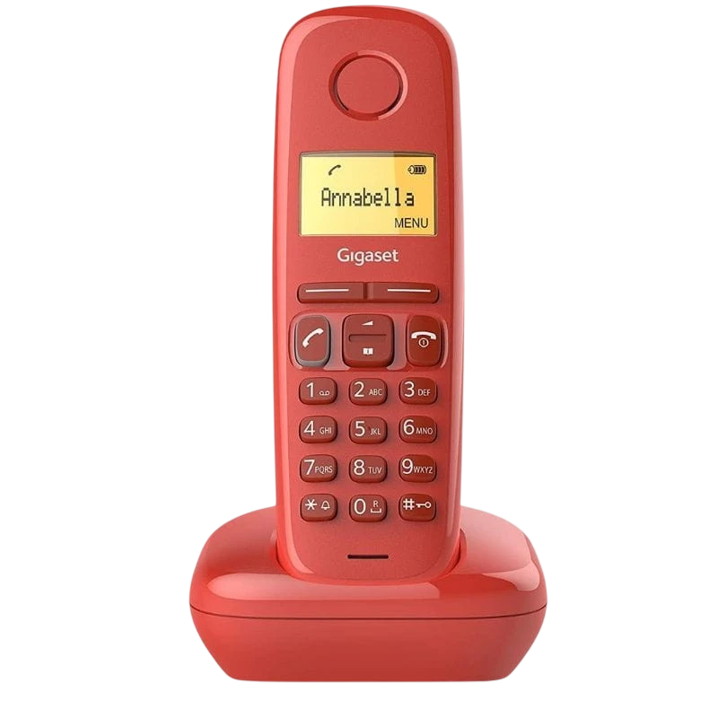 Gigaset A170 DECT/analógico Granate - Teléfono