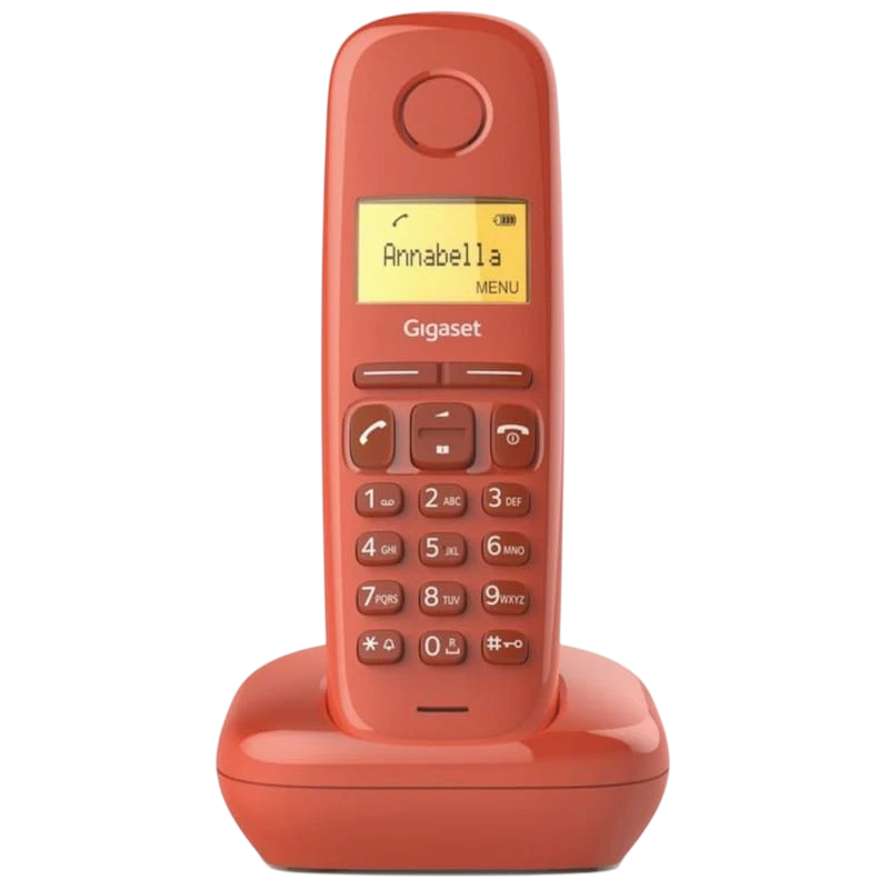 Gigaset A170 DECT/analógico Rojo - Teléfono