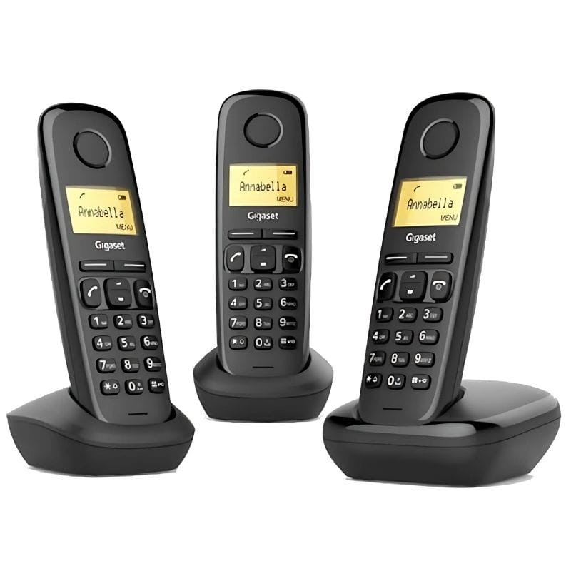 Gigaset A170 Trio Teléfono DECT/analógico Negro - Teléfono - Desprecintado