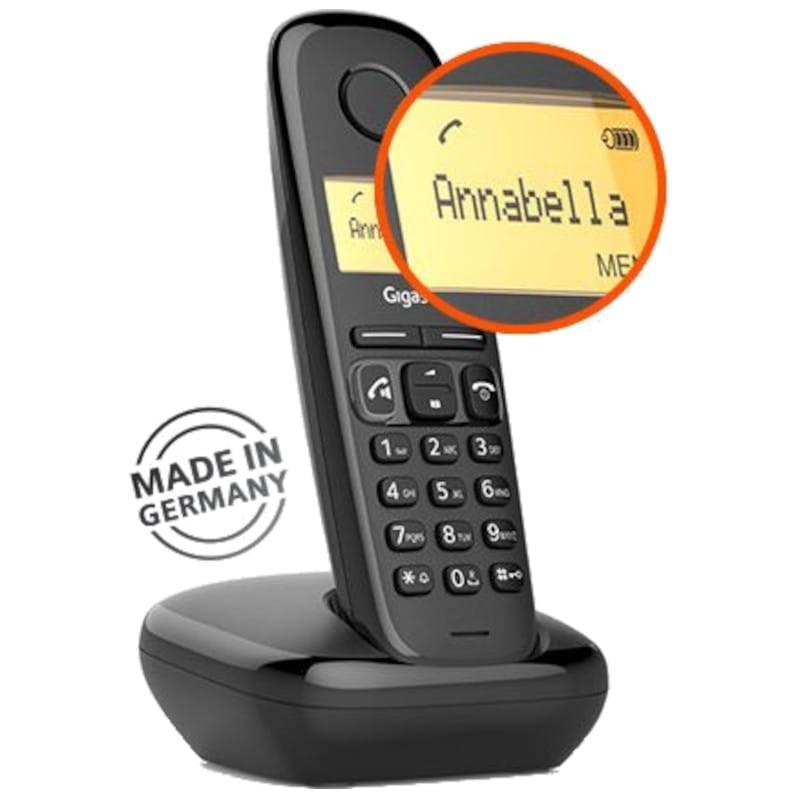 Pantalla de Gigaset A270 Teléfono DECT/analógico Negro - Teléfono