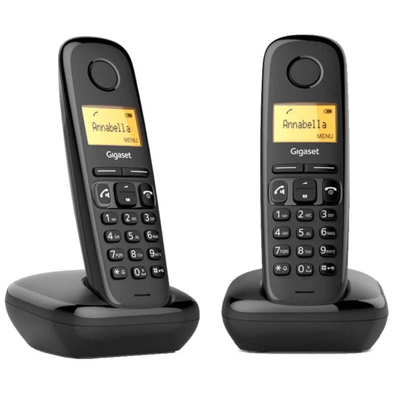 Gigaset A270 Duo Teléfono DECT/analógico Negro - Teléfono