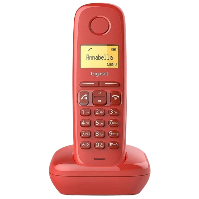 Gigaset A270 Teléfono DECT/analógico Rojo - Teléfono