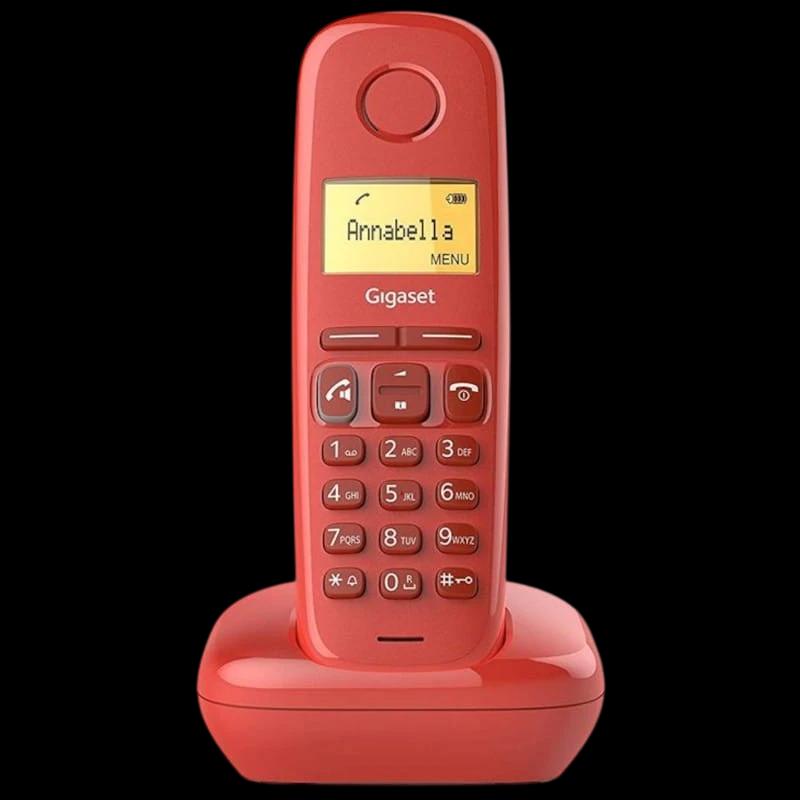 Gigaset A270 Teléfono DECT/analógico Rojo - Teléfono