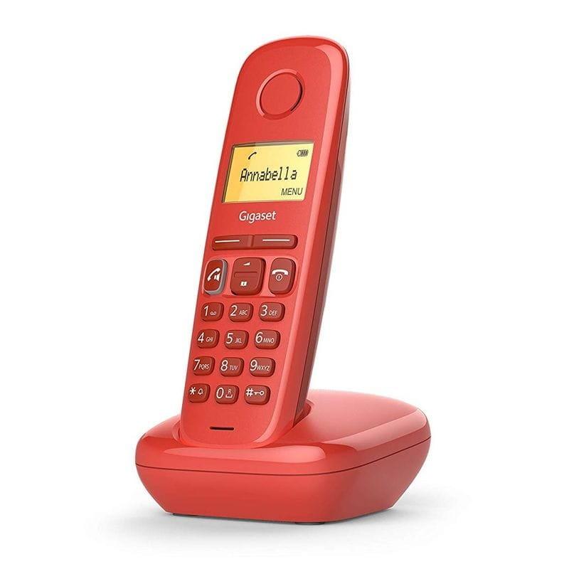 Frontal de Gigaset A270 Teléfono DECT/analógico Rojo - Teléfono