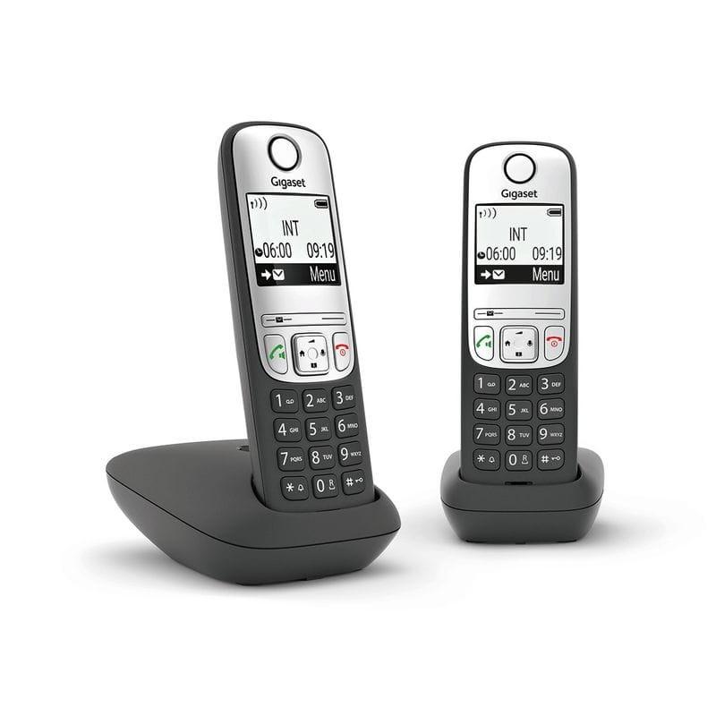 Lados de Gigaset A690 Duo Teléfono DECT/analógico Negro - Teléfono Fijo