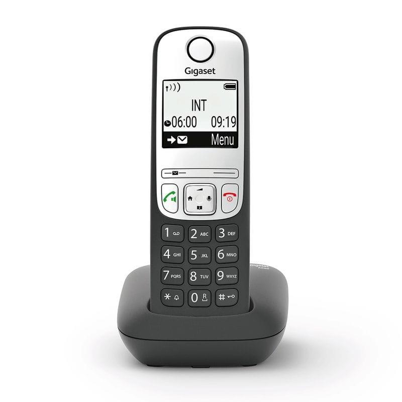 Adaptable Gigaset A690 Duo Teléfono DECT/analógico Negro - Teléfono Fijo