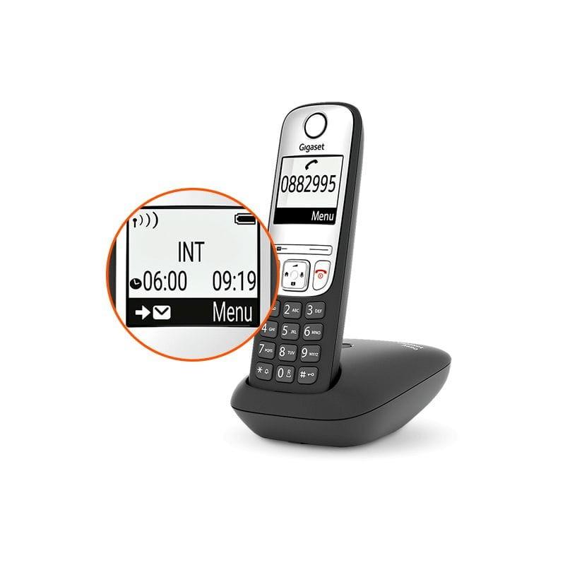 Pantalla de Gigaset A690 Duo Teléfono DECT/analógico Negro - Teléfono Fijo
