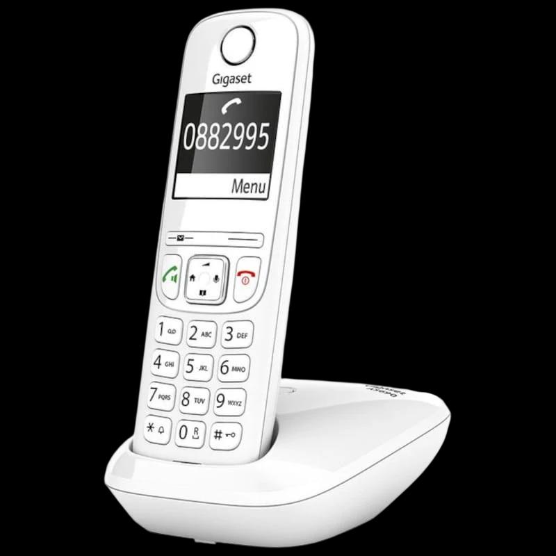 Gigaset AS690 Teléfono DECT/analógico Blanco - Teléfono Fijo