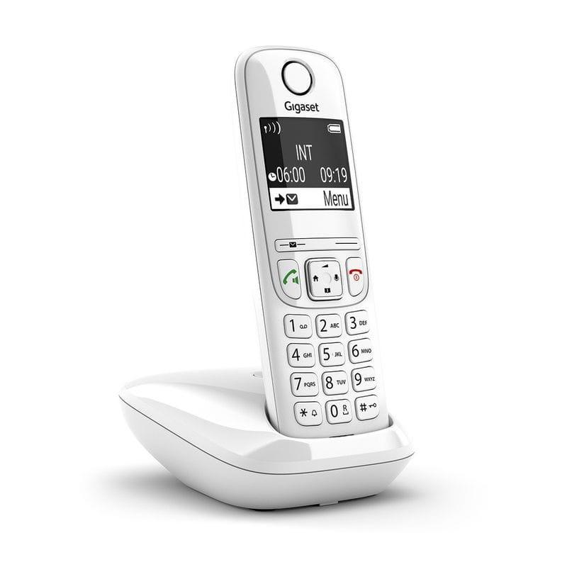 Pantalla de Gigaset AS690 Teléfono DECT/analógico Blanco - Teléfono Fijo